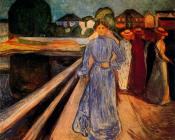 爱德华 蒙克 : Mujeres sobre el puente